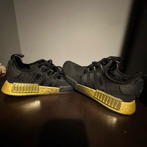 Adidas Boost black and gold size 8.5